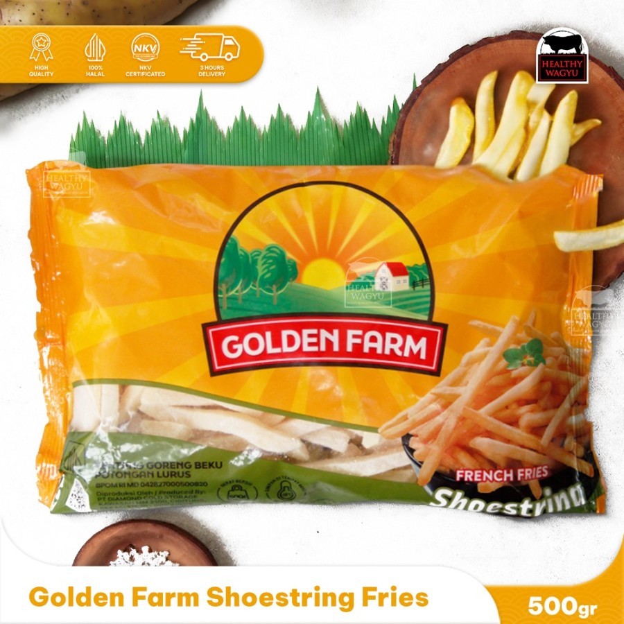 

Golden Farm Shoestring Fries 500GR Healthy Wagyu