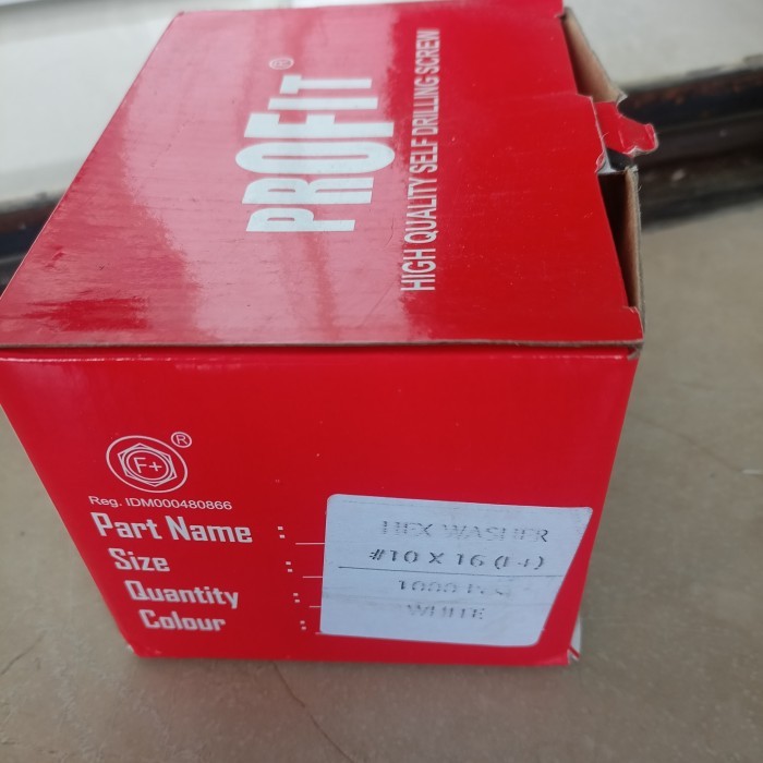 Skrup baja ringan / baut baja ringan merek profit fn uk 10 x 16 1000pc