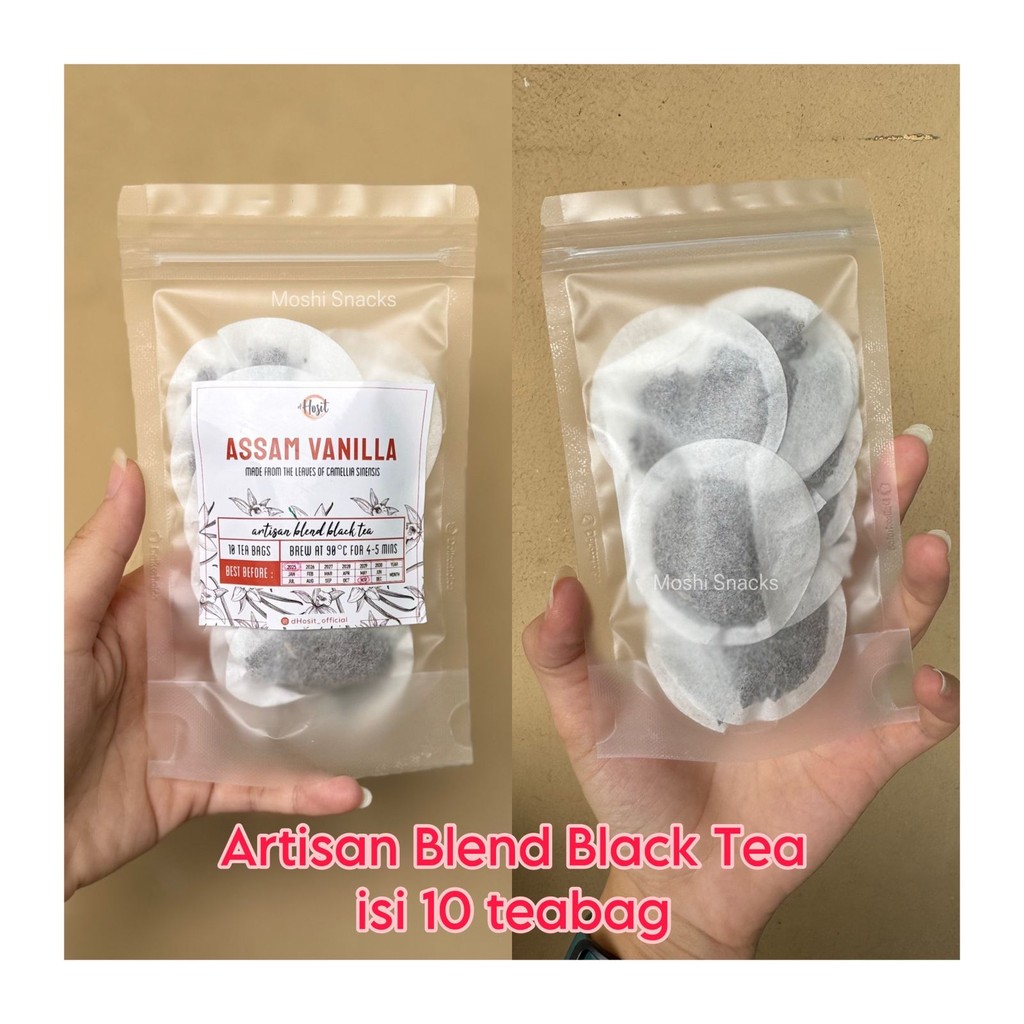 

Artisan Tea Cafe d'Hosit - Assam Vanilla Black Tea Bag isi 10 Teh Hitam Wangi Vanili Premium