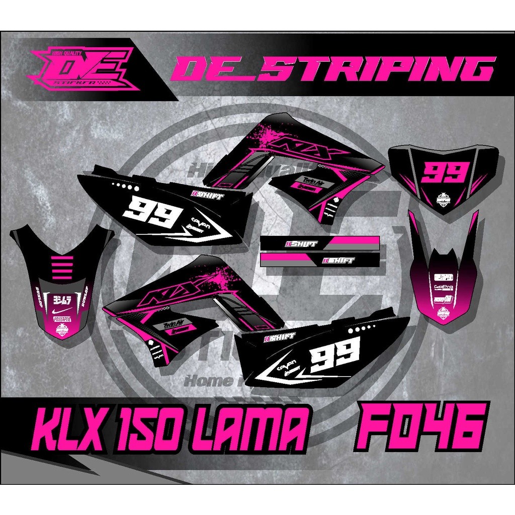 STRIPING KLX LAMA STIKER KLX LAMA KLX 150 OLD