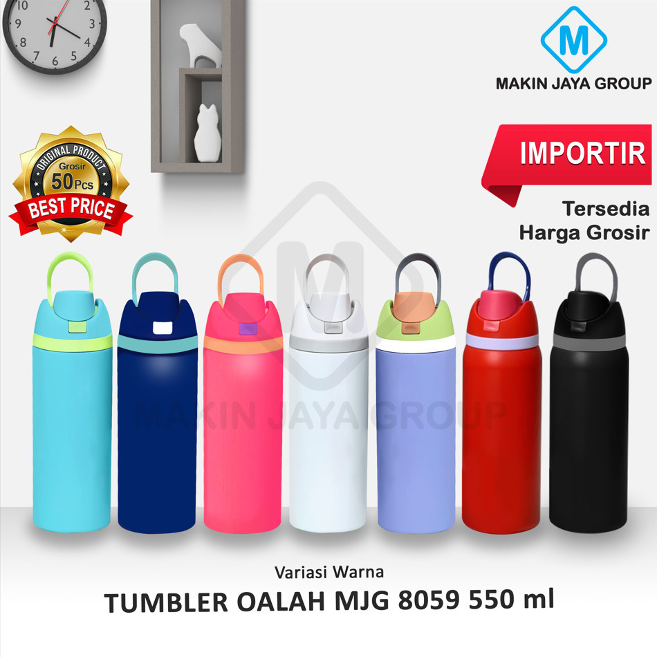 

Tumbler Termos OALAH 550ML - MJG8059 Botol Minum Vacuum Tumbler Stainless Steel SUS304