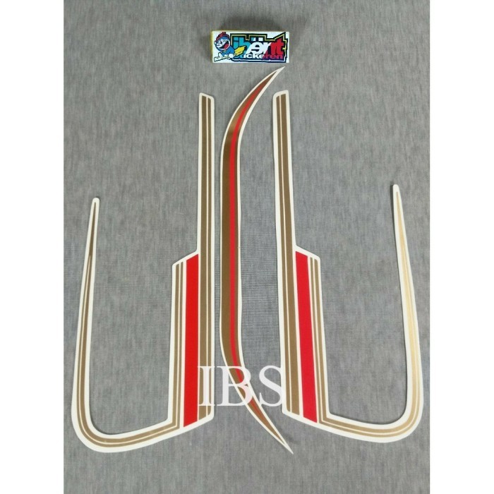 STRIPING RX K MERAH 1982 STIKER LIS YAMAHA