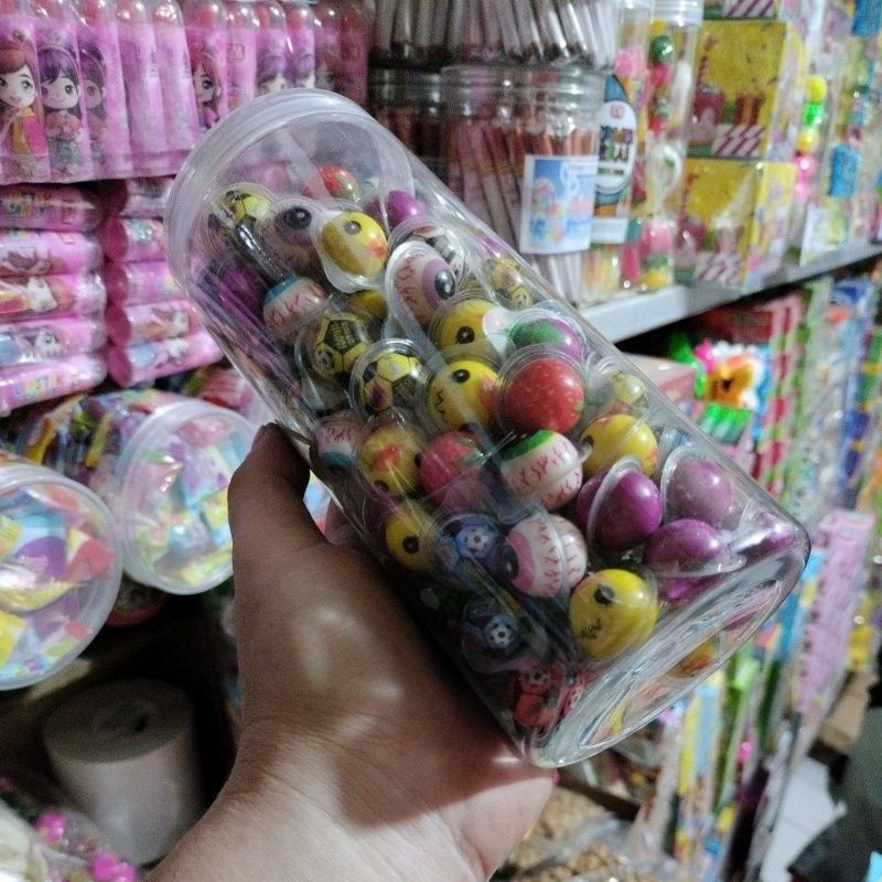

GUMMY PERMEN LUNAK MATA VIRAL harga 1 toples isi 30 pics