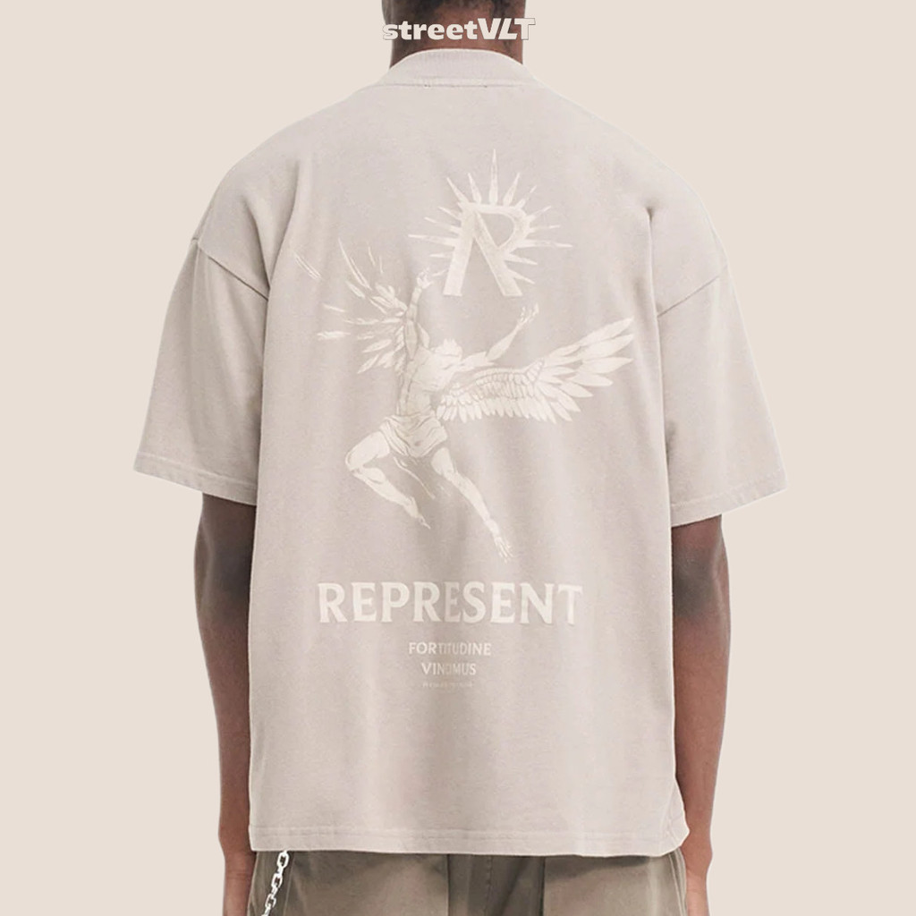 Represent UK Icarus Taupe Tee Original