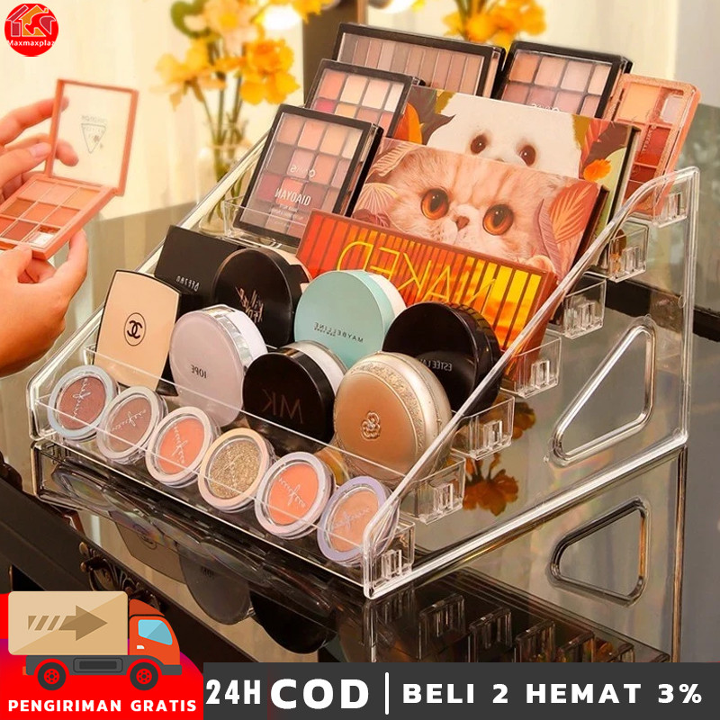 Rak Organizer Acrylic Rak Kutek Rak Lipstick Rak Kosmetik Rak Parfum Rak Kutek 7 Tingkat Top501