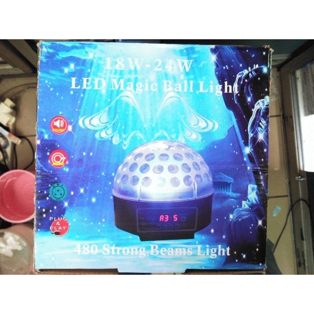 Jual Led RGB Magic Ball Effect Lighting LAMPU LED DISCO SEMARAK RUANGAN