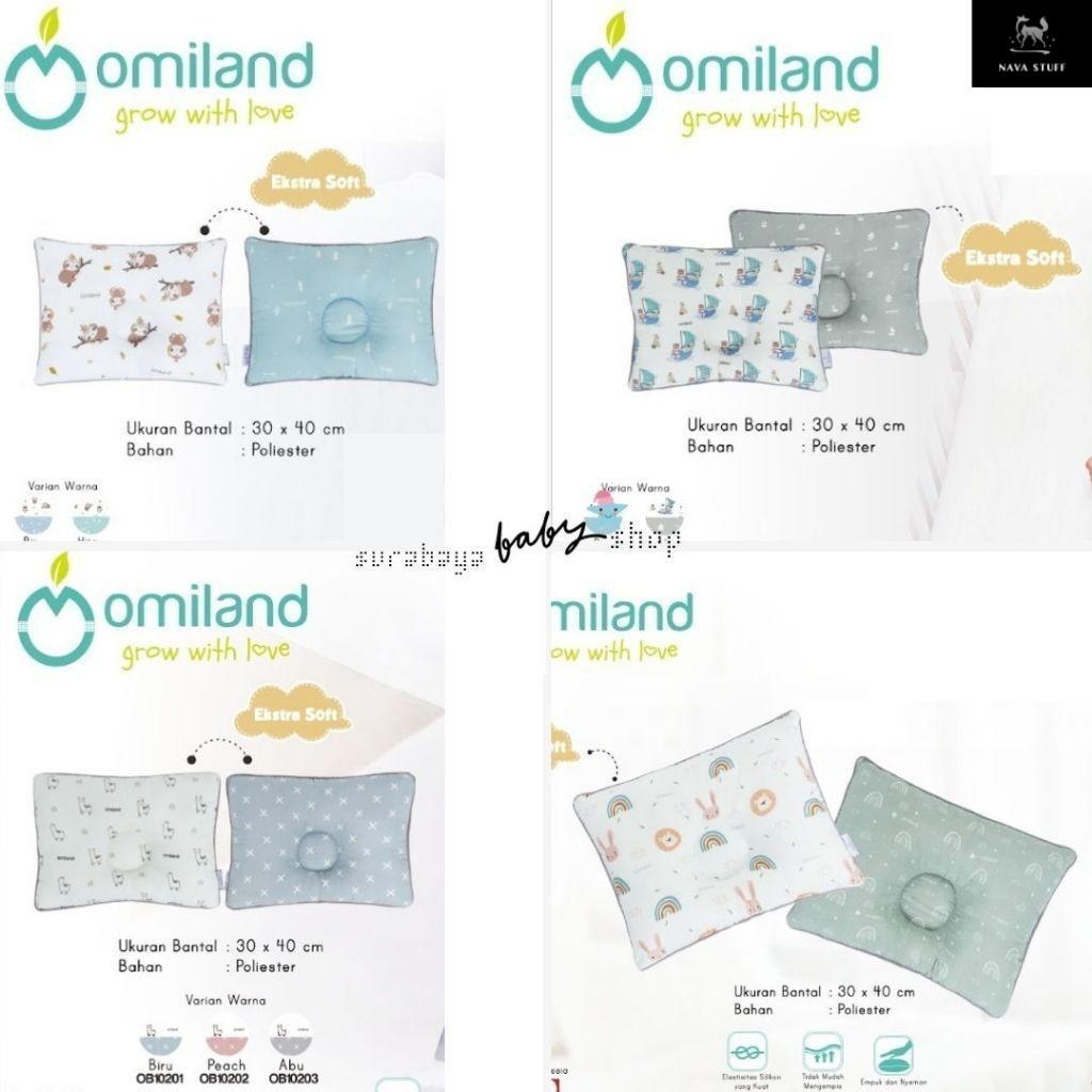 Omiland Bantal Bayi Omiland / Bantal Omiland / Bantal Peyang Omiland / Bantal Peang Omiland