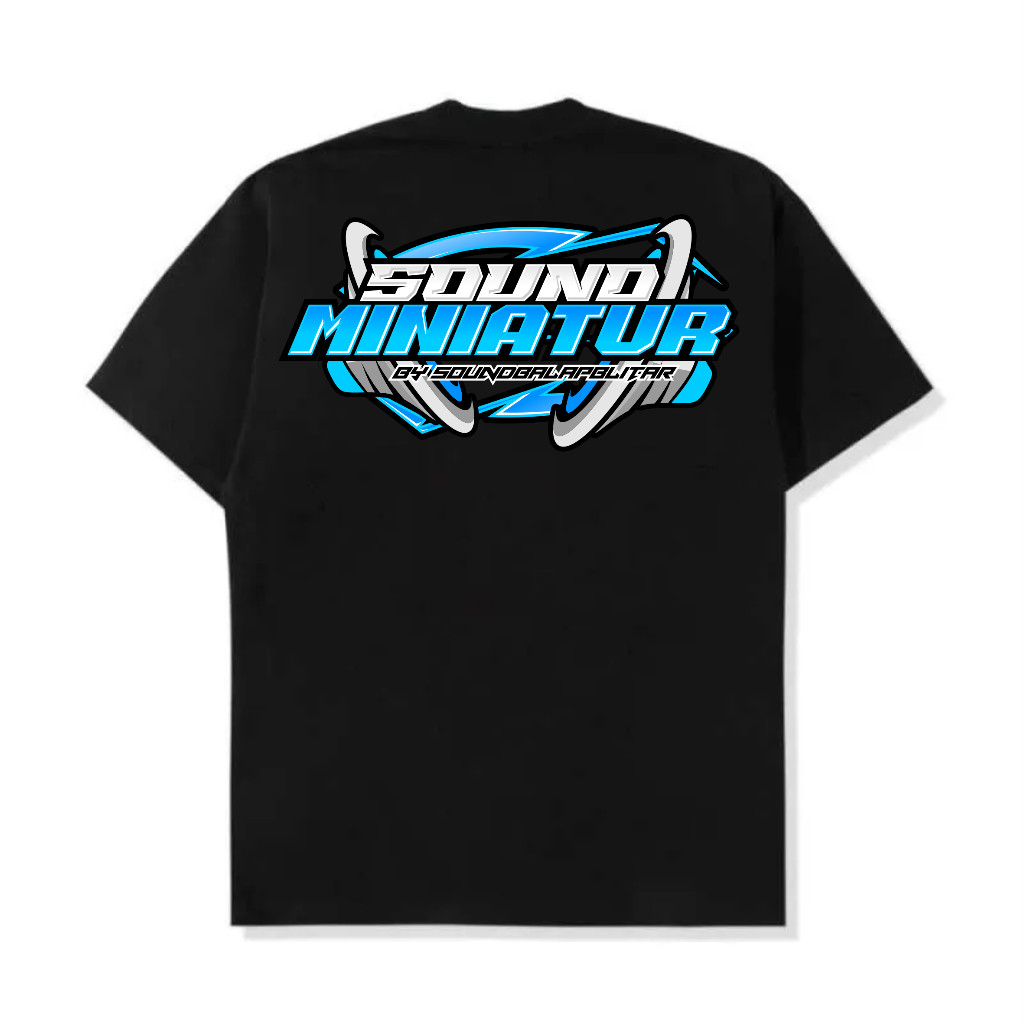 Baju Kaos Distro Pria Wanita Sound Miniatur Katun Combed Sound Viral Sound Balap Blitar