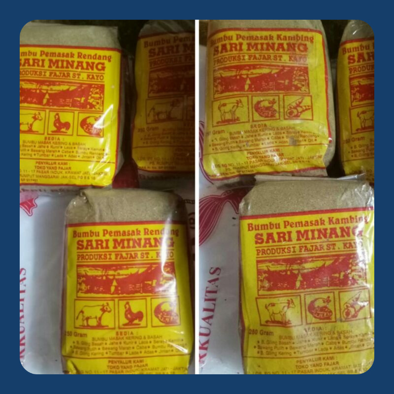 

Bumbu pemasak SARI MINANG RENDANG & KAMBING