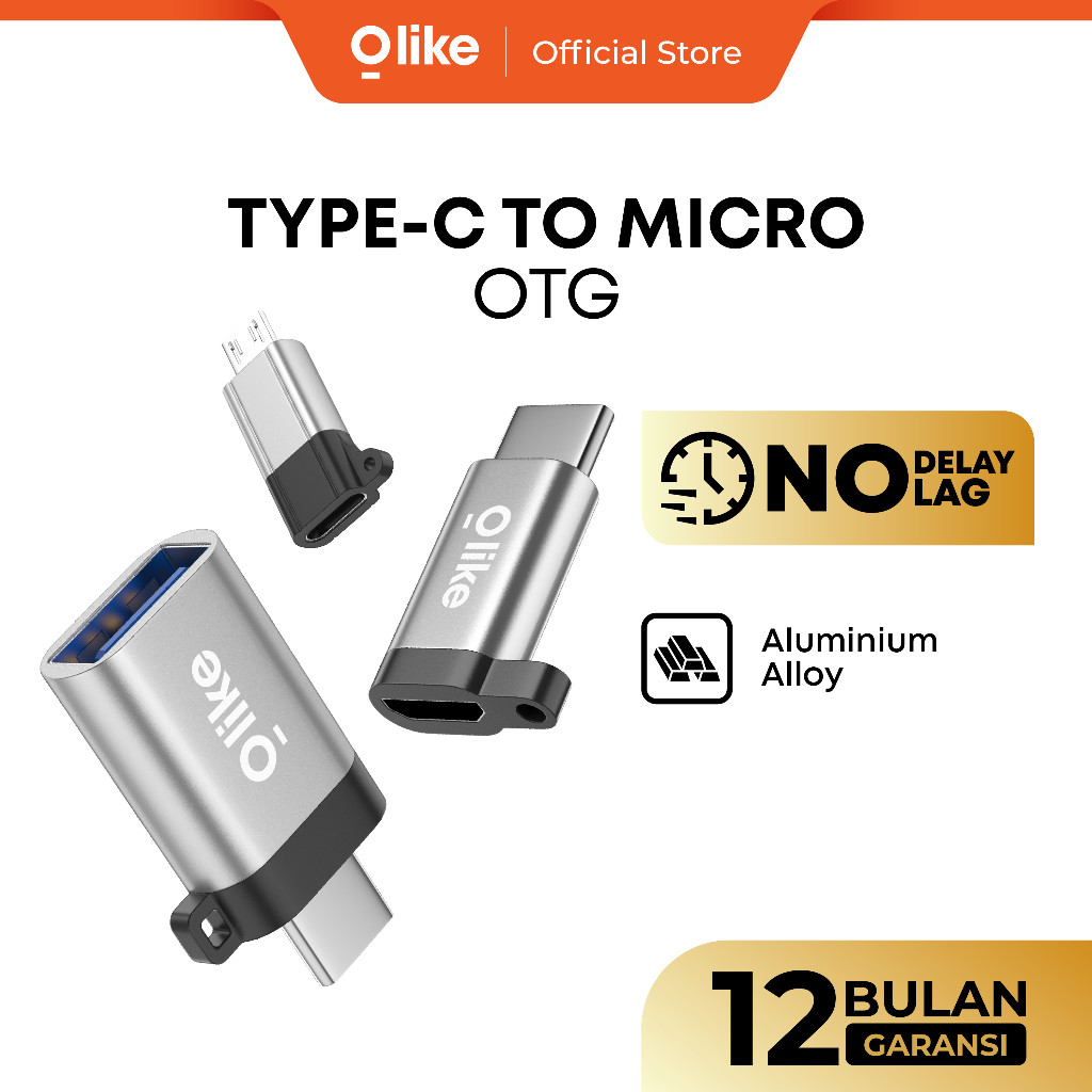 [NEW PRODUCT] OLIKE converter conventer sambungan Adapter OTG Tipe-C & Micro USB | OTG01 OTG02 OTG03