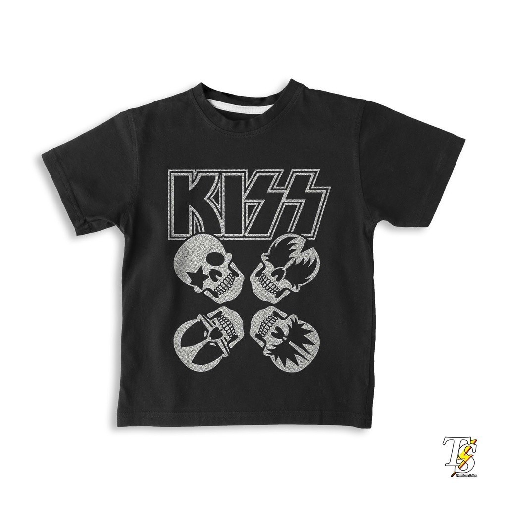 Kiss Kaos Anak Motif Band Premium Tshirt Bootleg TULSA KING