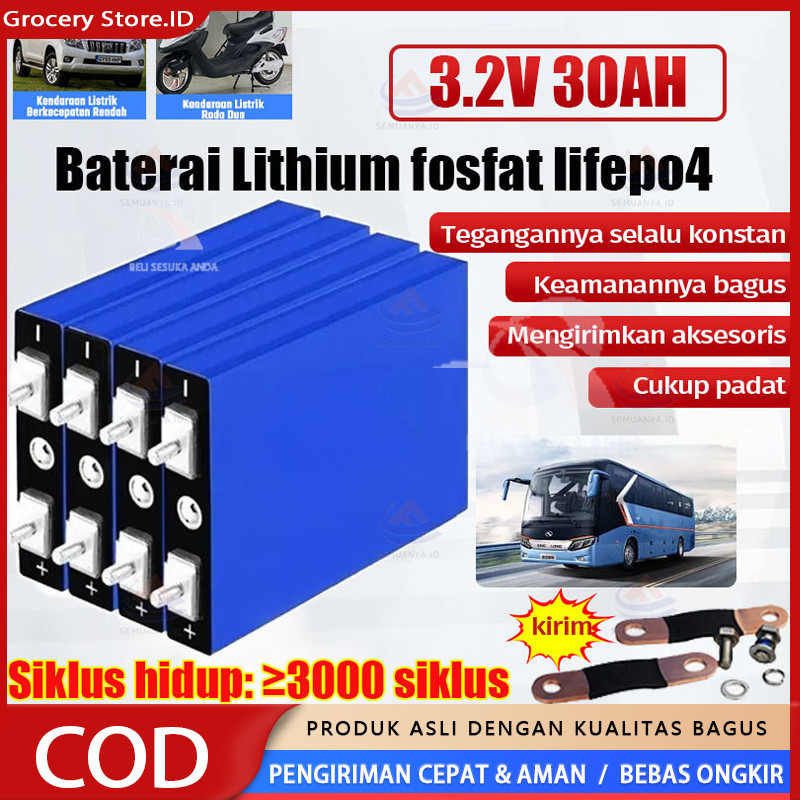 CALB UPS BMS 14.8v/12v/3.7v/3.2v Baterai Lifepo4 3.2V 32Ah Baru 12.8V 14ah/30ah 3C 5C Paket Baterai 