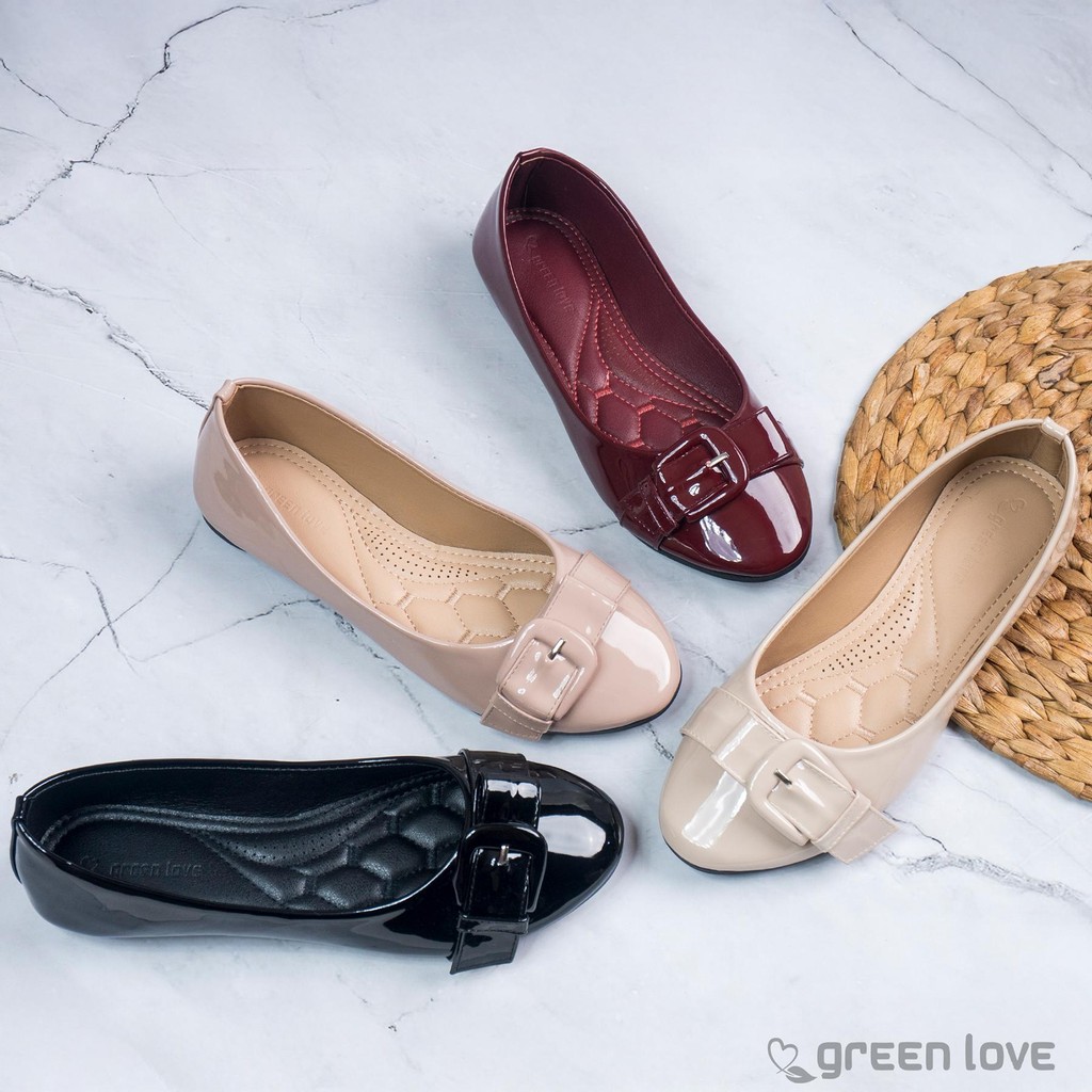 Green Love Sepatu Flatshoes Wanita ALICE