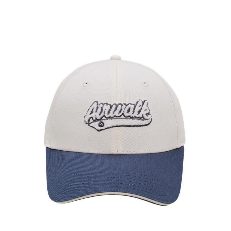 Airwalk Unisex Due Casual Cap - offwhite /navy