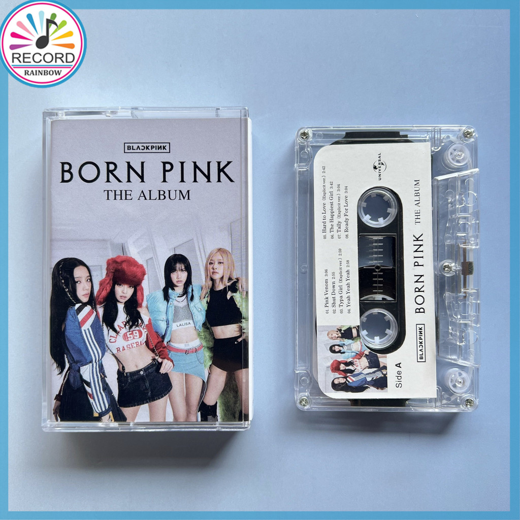 Kaset Pita BLACKPINK Born Pink The Album jisoo jennie rose lisa Cassette Tape [Tersegel] Terbaru
