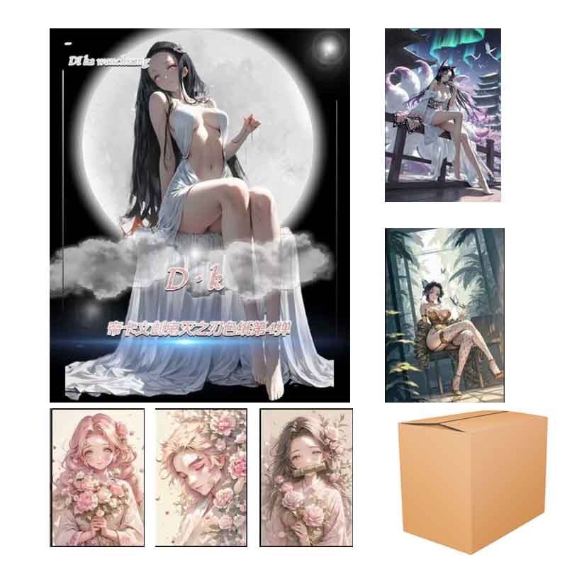 Wholesale Demon Slayer Cards Dk Anime Game Character Card Sexy Female Collection Card Children Birth