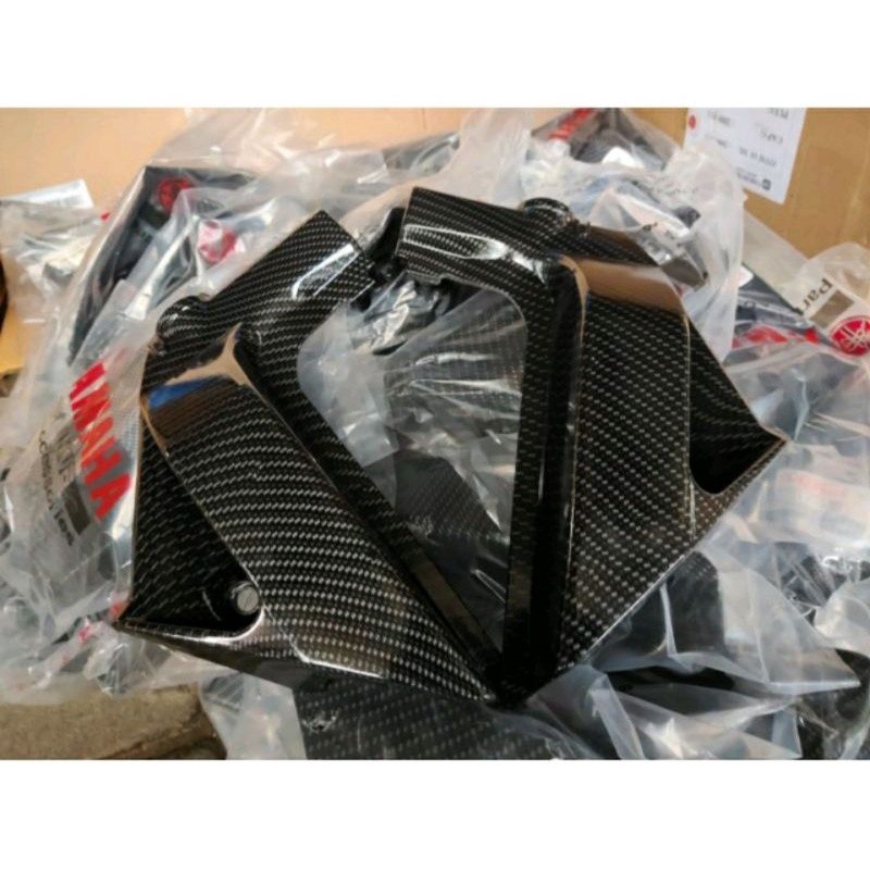 air scoop aerscop scop mata kucing cover samping tangki sayap tangki Yamaha RX King Carbon TERLARIS