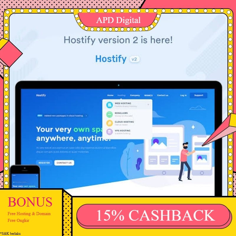 HOSTIFY WHMCS TEMPLATE APD