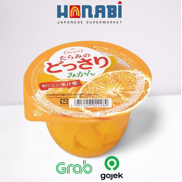 

Tarami Dossari Mandarin Orange Cup Jelly 230g - Jeli Agar Buah Jeruk Made In Japan