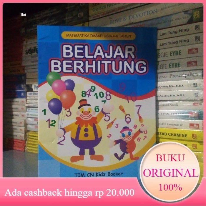 Buku BELAJAR BERHITUNG MATEMATIKA DASAR USIA 4 - 6 TAHUN Bekas