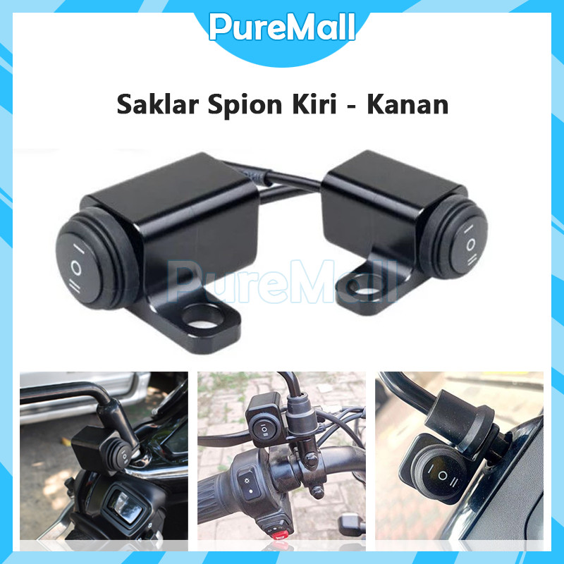Saklar Spion Motor Saklar On Off 3 Mode Kualitas Tinggi Lampu Motor Spion On Off Anti Air