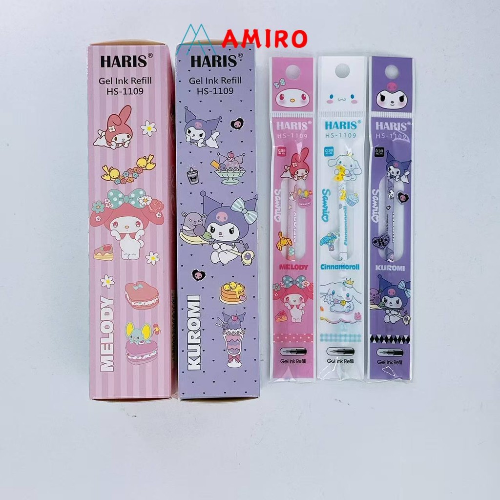 

(20 PCS) isi Refil Pulpen Gel / Refill Jel Pulpen Warna Black / Refil Ulang Pen Tinta Hitam Pulpen Gen Karakter Lucu