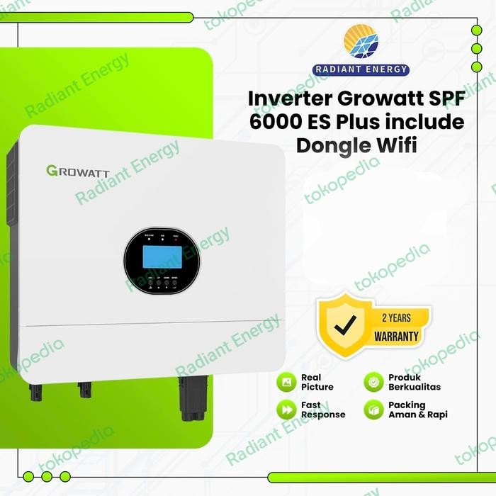 Terbaru Growatt SPF 6000 ES PLUS OFFGRID HYBRID INVERTER