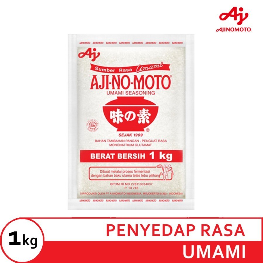 

Ajinomoto 1kg kasar Penyedap Rasa MSG