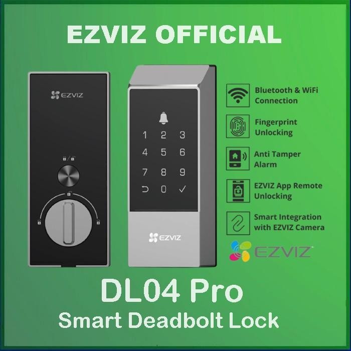 

Ezviz DL04 Pro Smart Deadbolt Lock WiFi Dl 04 Pro