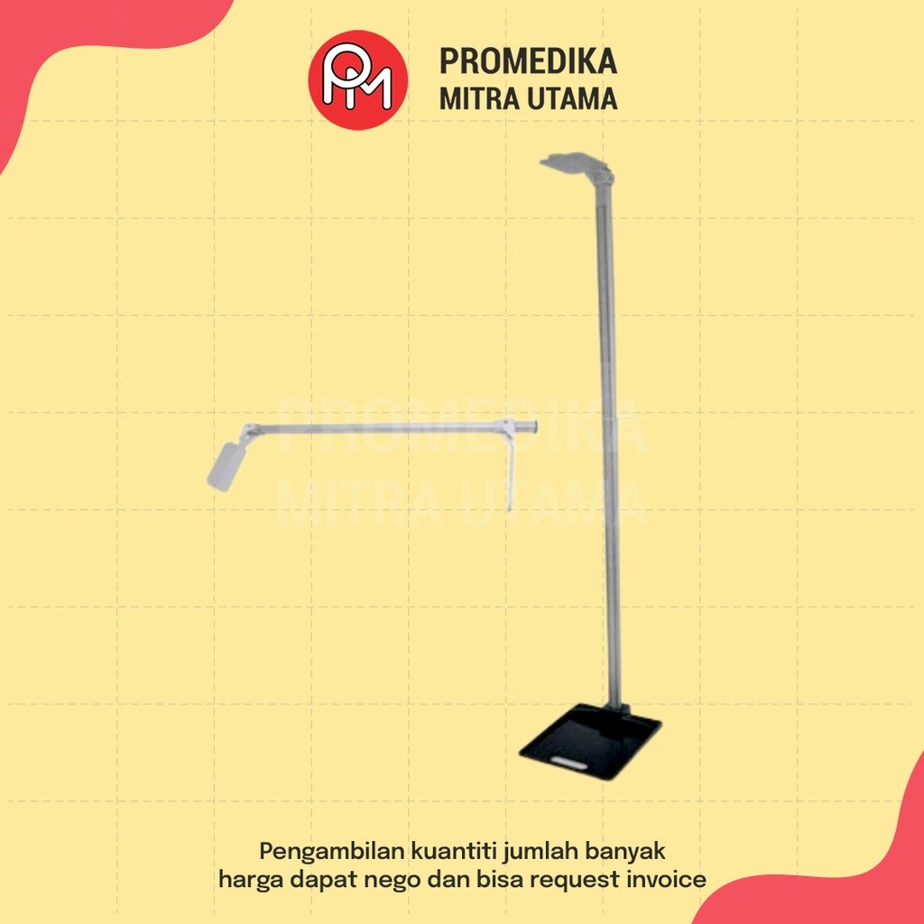 Stadiometer Akrilik Aluminium Pupick Med / Pengukur Panjang Badan / Stadiometer Timbang