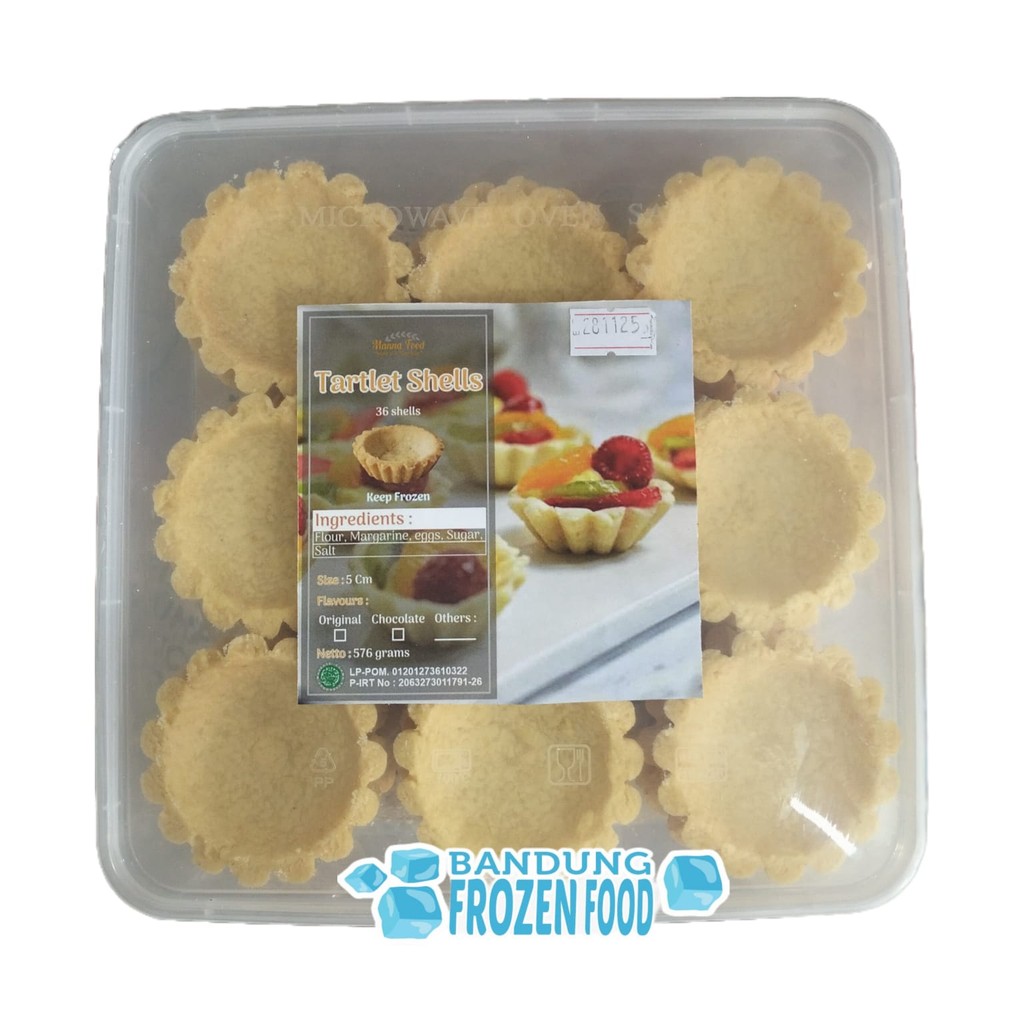 

MANNA FOOD TARTLET SHELLS 1 BOX ISI 36 PCS - KULIT PIE