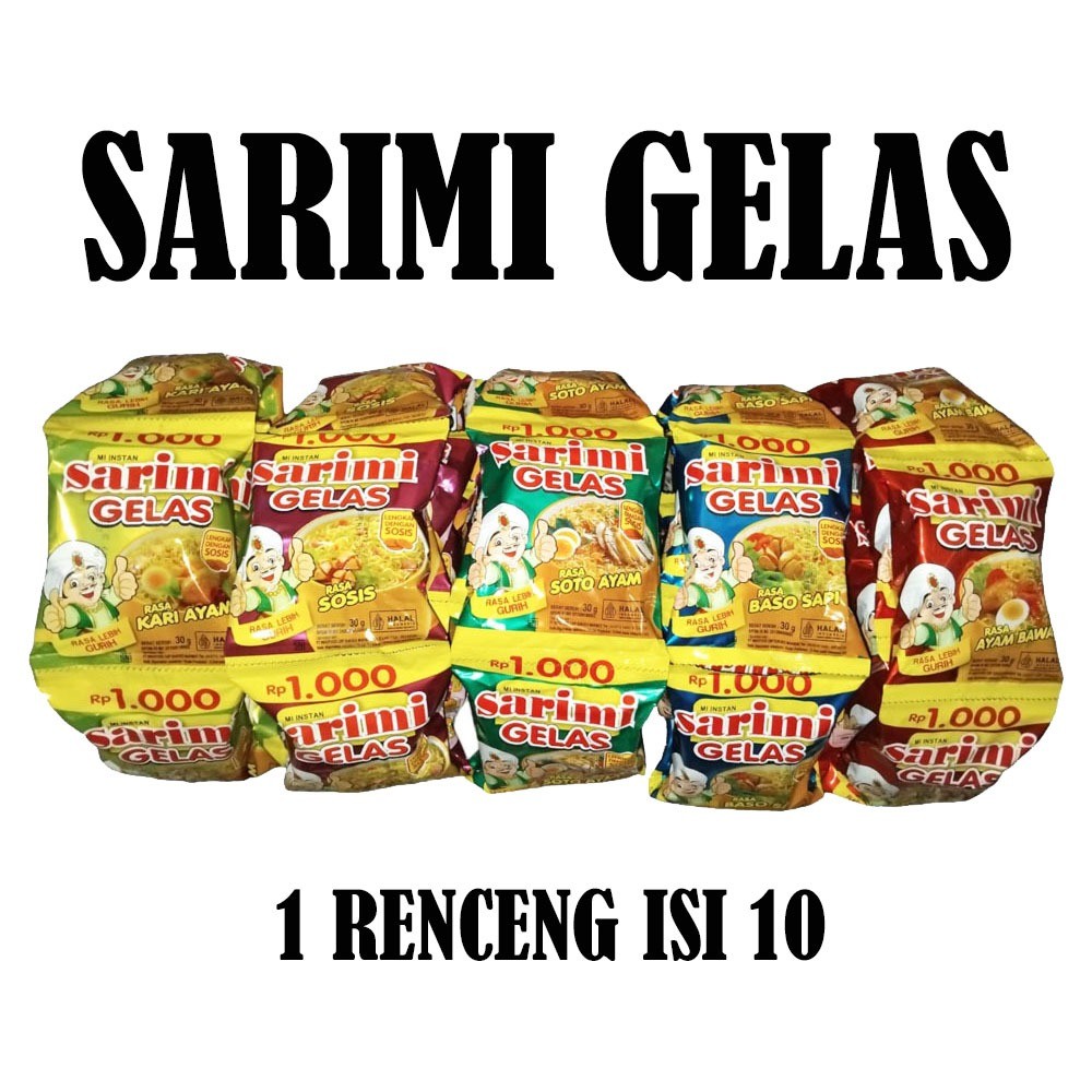 

SARIMI GELAS RENCENG ISI 10