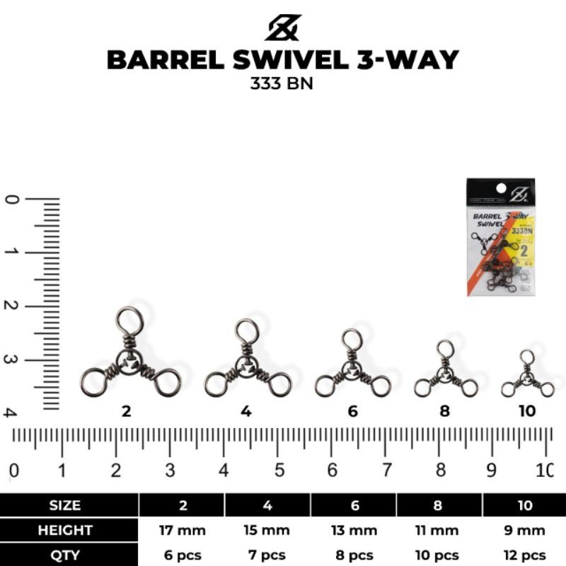 KILI KILI AXZ 333 BN || KILI KILI AXZ SWIVEL 3 WAY 333 BN || KILI KILI AXZ 3 CABANG