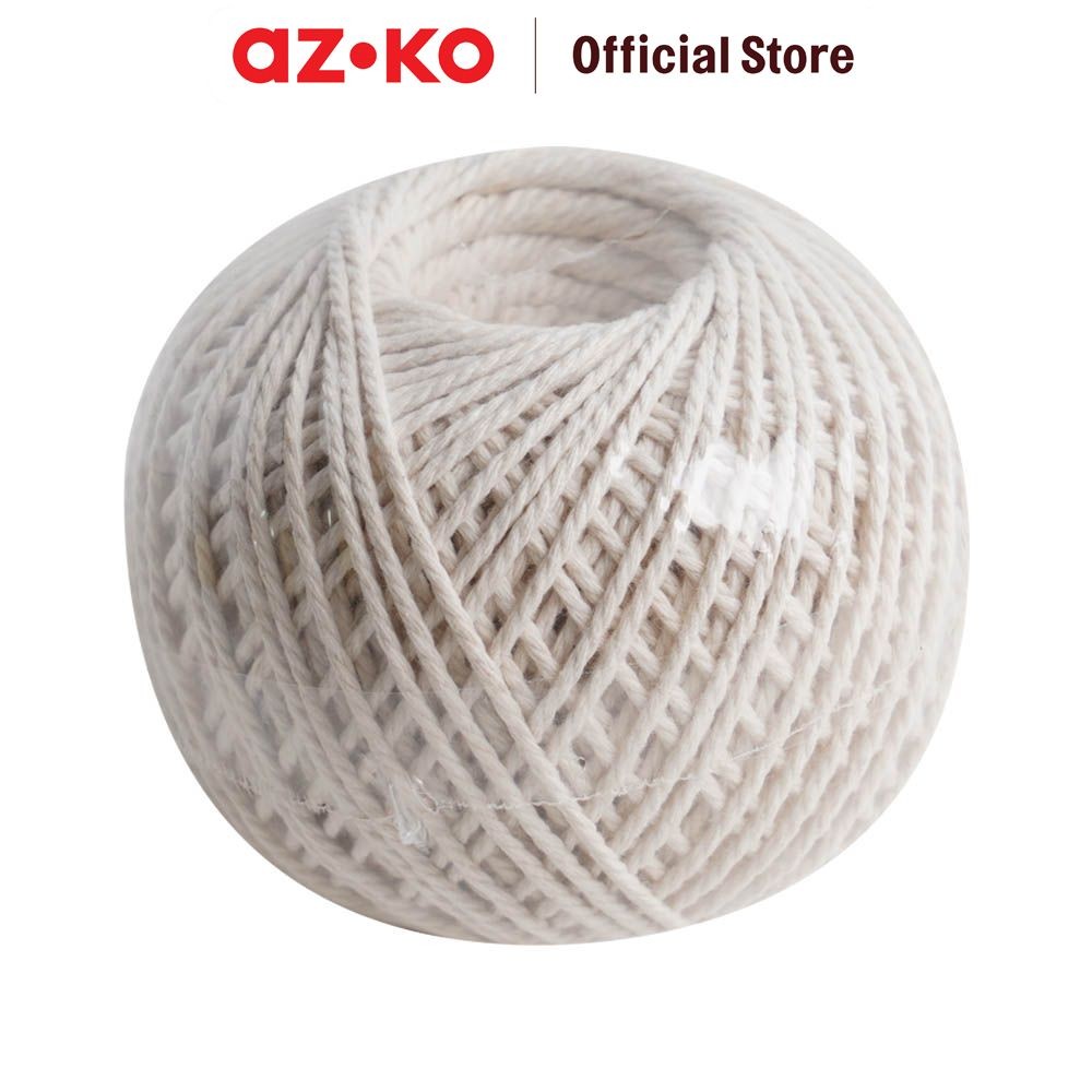 AZKO Maxbuilt Tali Cotton Twine 3 Ply 90 mtr Cotton Twine Tali Benang Katun Aksesoris Pengikat Serba