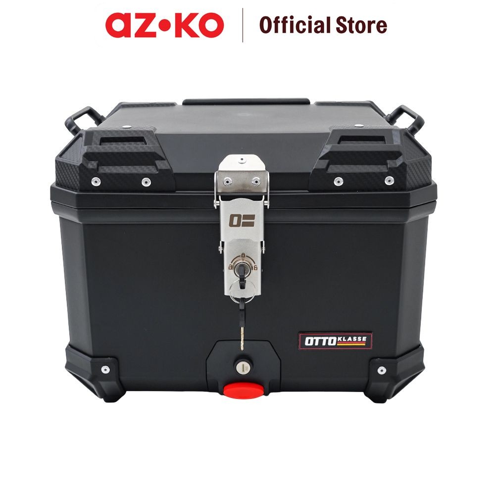 AZKO Otto Klasse 45 ltr Box Motor Pp Square Motorcycle Box Bagasi Motor Box Penyimpanan Motor Perlen