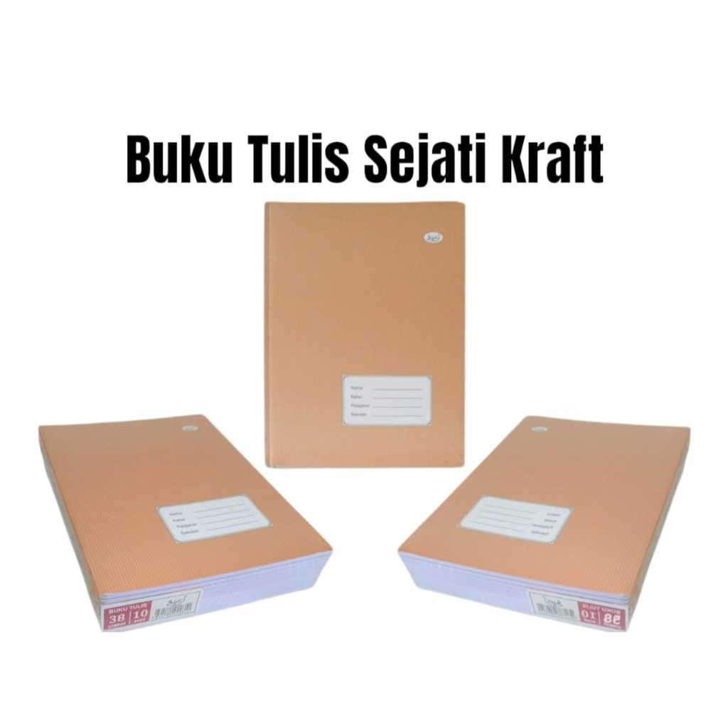 

Buku Tulis SEJATI KRAFT COKLAT 38/58/98 lembar