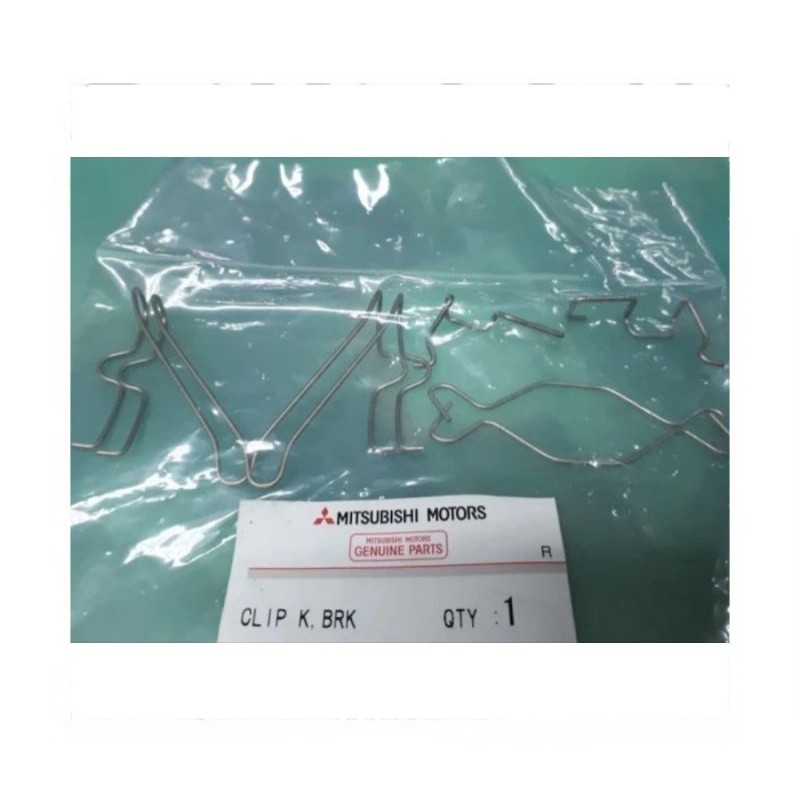Klip Kancing Kawat Brake Pad Kampas Rem Belakang Original Asli Mitsubishi Pajero Sport All New Pajer