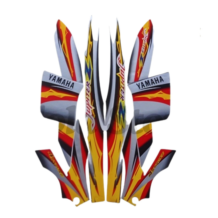Stiker Striping Standar Yamaha Jupiter Z 2004 Kuning Silver List Stiker Standart Jupiter Z 2004