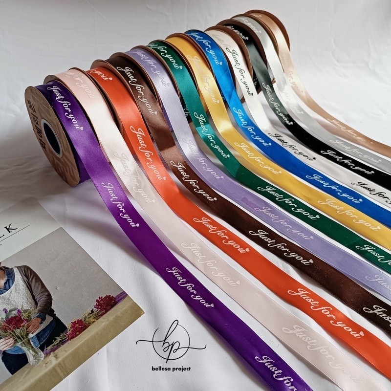 

RIBBON PITA MOTIF BUKET BUNGA JUST FOR YOU HIASAN BUKET BB03