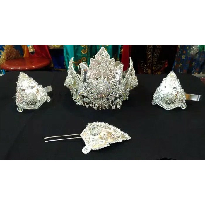 ✨LARIS✨ -Siger pengantin sunda kencana pakaian adat nasional - GOLD