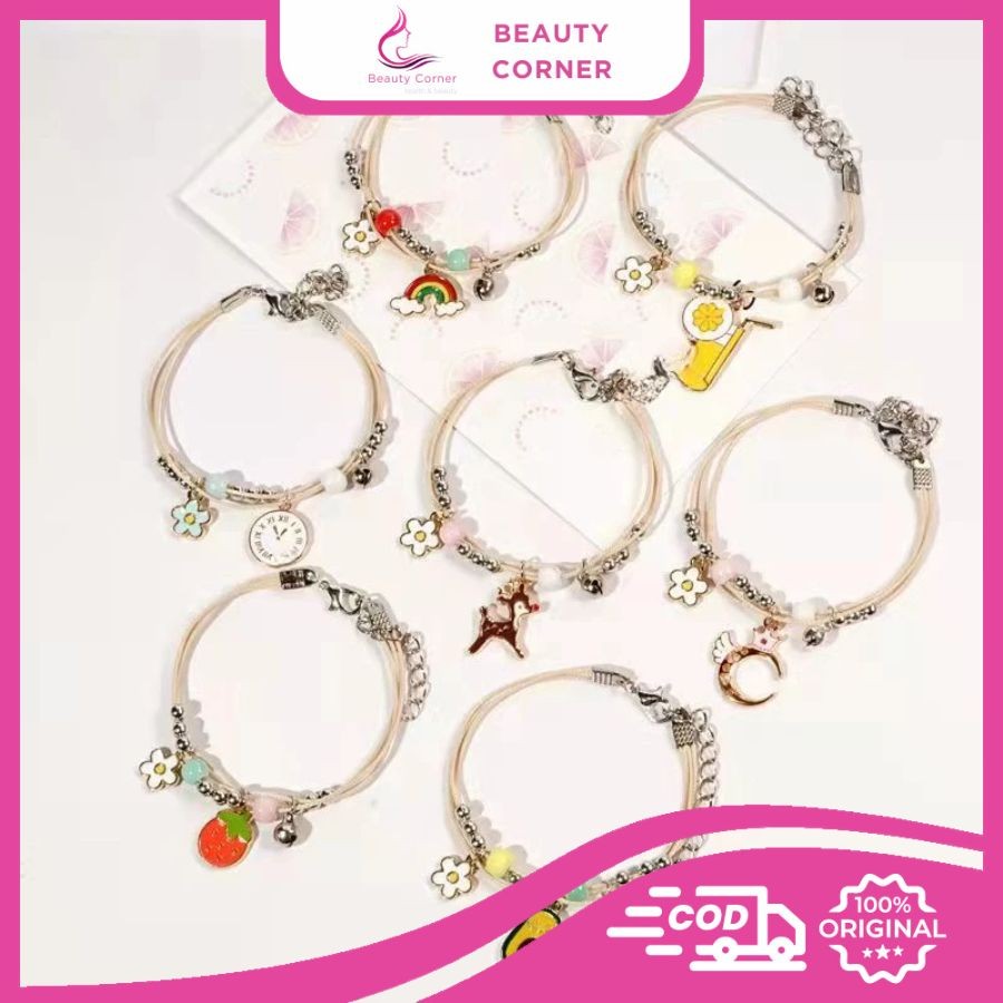 Gelang Tangan Tali Model Korea - Bracelet Gelang Tangan Couple