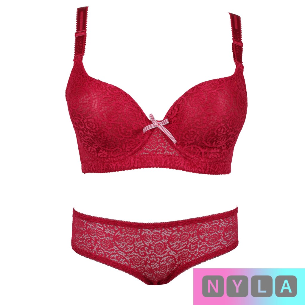 Bra Set Brukat YUNA 222 | Bra Dan Cd | Size 36B-42B