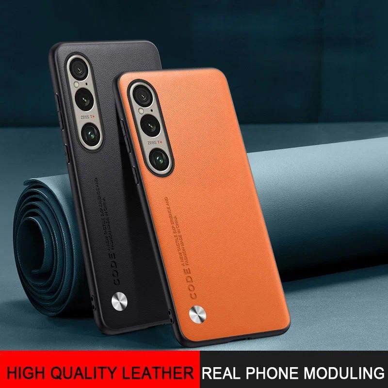 For Sony Xperia 1 VI Phone Case Ultra-Thin Matte Soft Leather Cover Casing HP