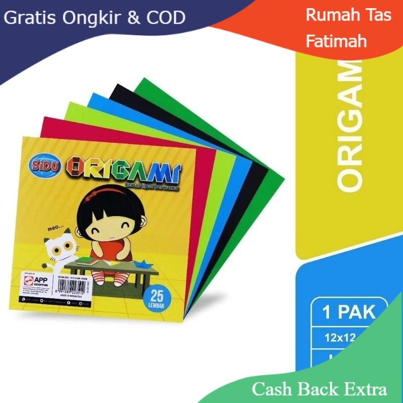 

Promo SiDU Kertas Origami 12 x 12 cm 25 Lembar / Kertas Lipat SiDU 120 x 120 mm 25 Lembar By Rumah Tas Fatimah