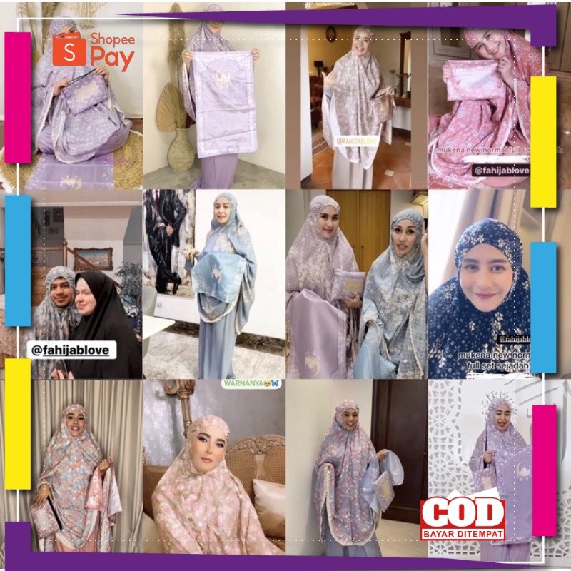 [PREMIUM ORIGINAL] LIVE FULLSET SAJADAH DIVA | ORCHID | FIORE MUKENA FAHIJABLOVE | Mukena katun rayo