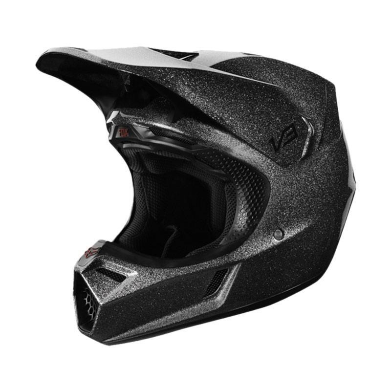 Fox V3 Baz Helmet Helm Motocross - Pewter