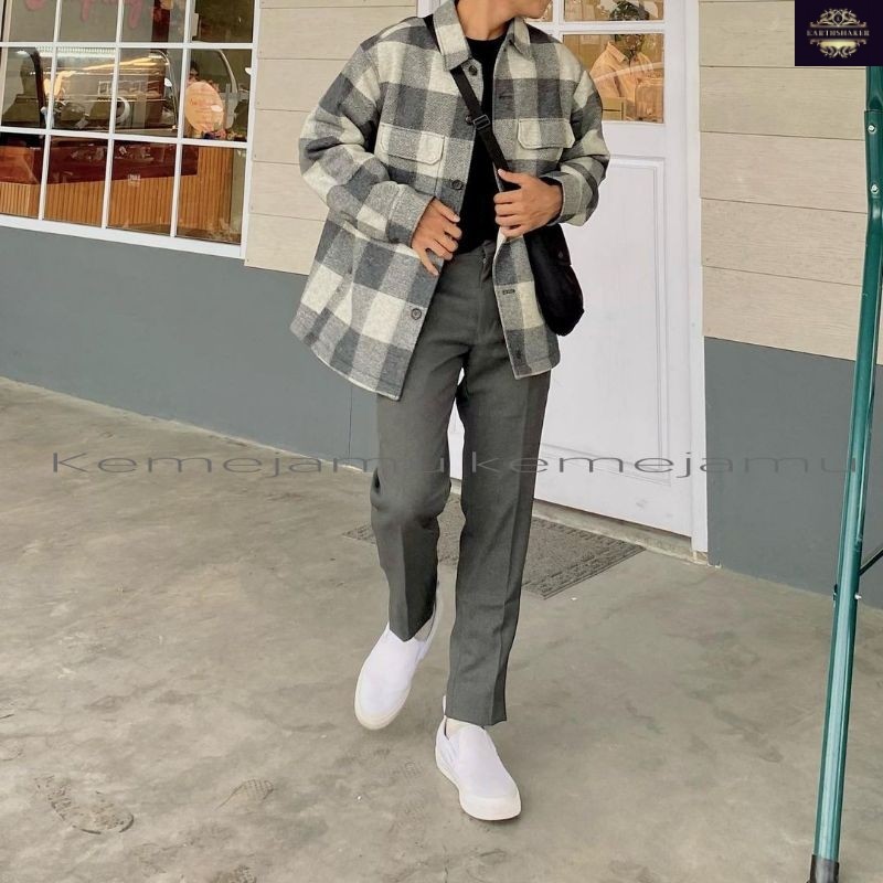 celana formal pria slimfit / ankle pants pria / celana kantor / celana kerja /celana bahan / celana 