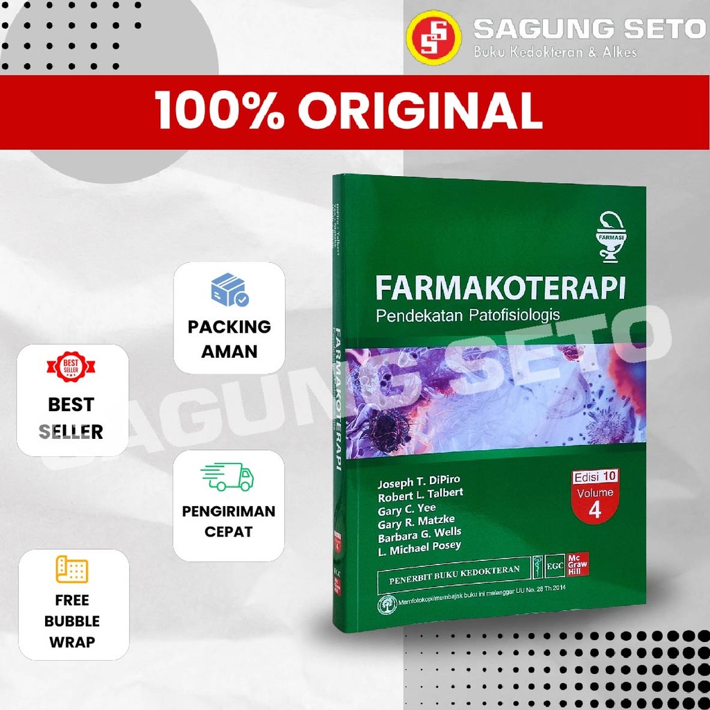 FARMAKOTERAPI PENDEKATAN PATOFISIOLOGIS EDISI 10 VOL 4 - DIPIRO