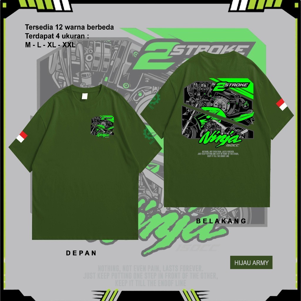 Kaos Motor Kawasaki Ninja 2 Stroke