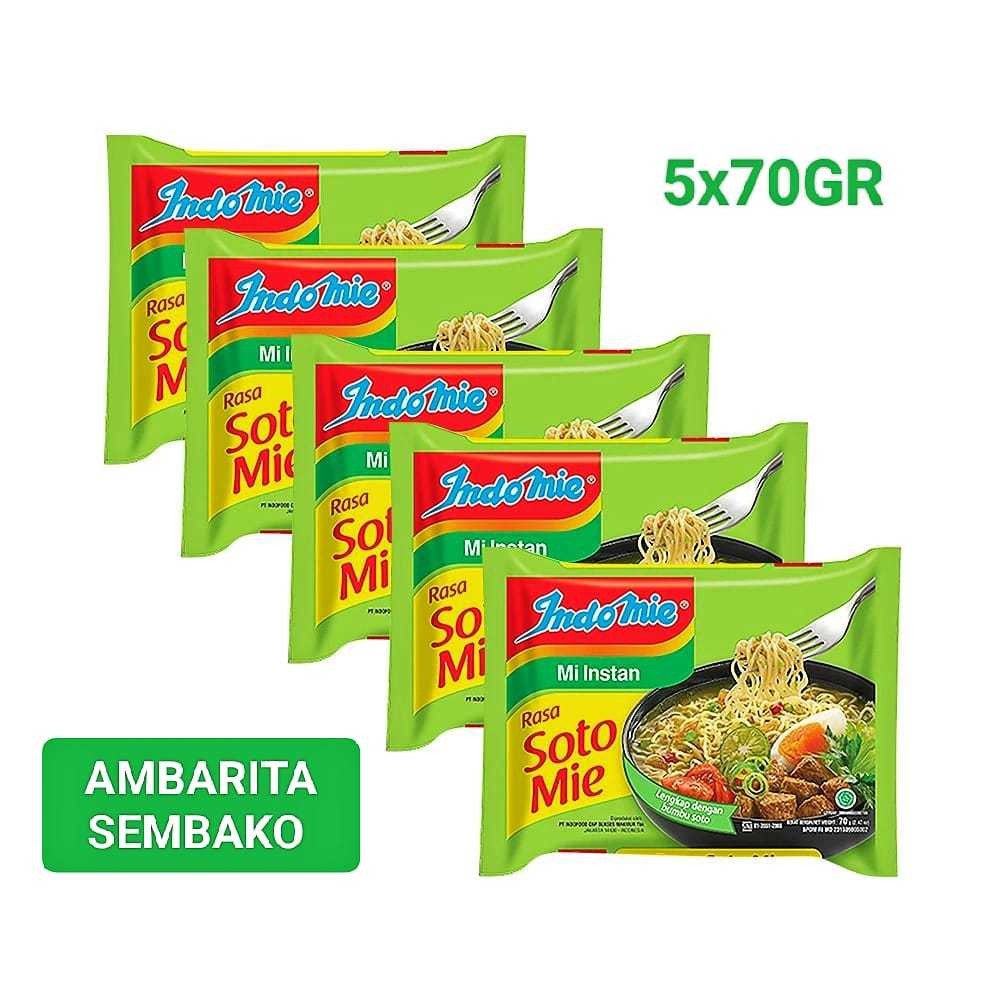 

RAINBOW TOSERBA : INDOMIE SOTO ASLI MI INSTAN 5X70GR